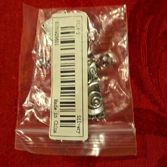 925 Silver Plated Spiral Dangle Earrings - Intricately Carved Geometric Patterns - Picture 5 of 5